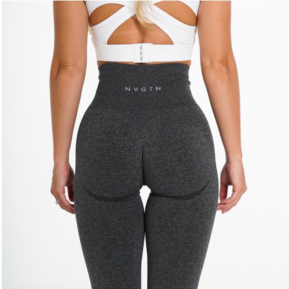NVGTN Black Speckled Contour Seamless Leggings